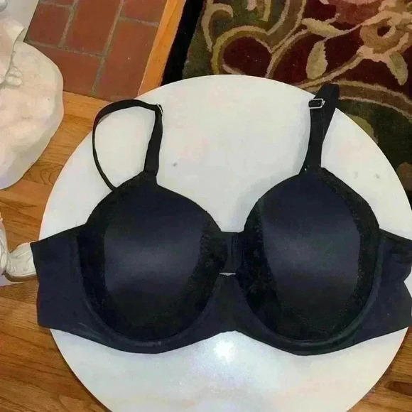 Soma Embraceable Perfect Coverage bra black lace sz 40C - Picture 2 of 5